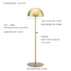 Round shell hat stand brushed titanium (high-end model)