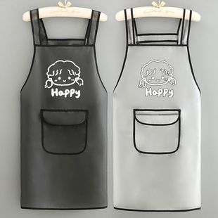 Tpu Disposable Apron Waterproof Oil Kitchen Home Work Clothes Transparent Aquatic Cooking Catering Fashion Male and Female Couple
