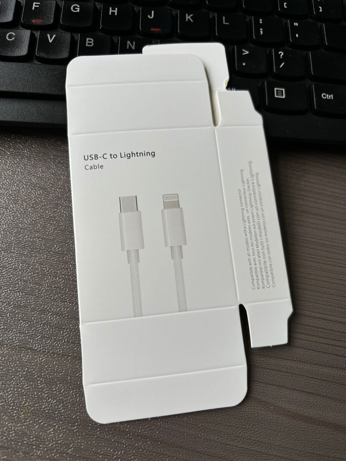 Apple caja de cable de datos PD 15 pares C caja de cable de carga Empaquetado del cable de datos del teléfono móvil de Apple 20W image 19