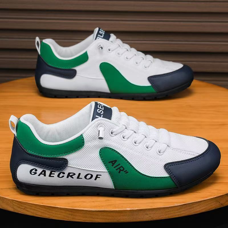 Zapatos de hombre 2026 verano nuevo tipo de malla transpirable ligera zapatos planos zapatos deportivos casuales para hombres perezosos image 4