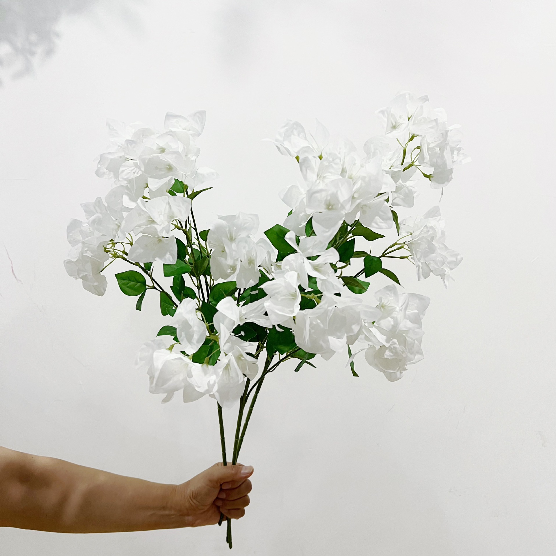Hanyang triángulo flor de boda diseño de simulación de flores de ciruela 4 tiendas decoración del hogar flor de simulación de ciruela triángulo mayorista