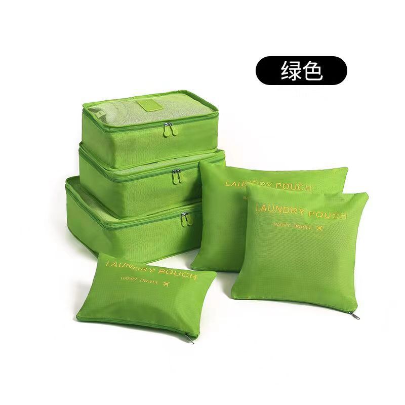 Juego de bolsas de viaje de 6 piezas, organizador para ropa, zapatos y equipaje, ideal para viajes de negocios