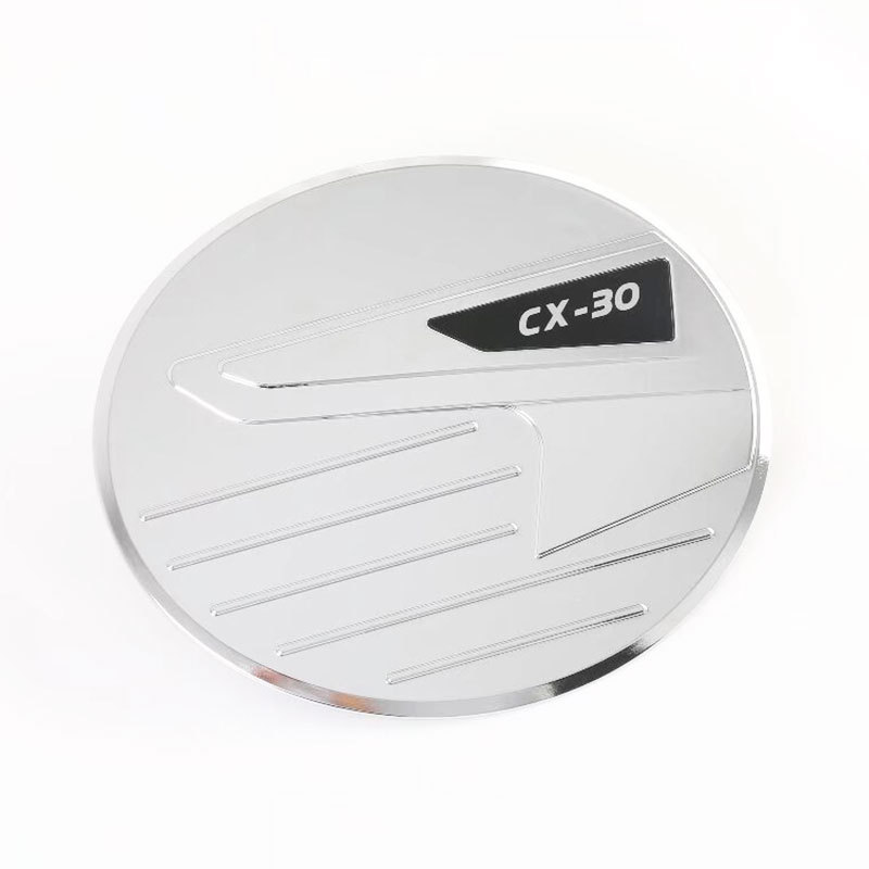 Suitable for Mazda CX-30 Fuel Tank Cap Sequin Exterior Modification Accessories Fuel Tank Cap Decorative Sticker Fuel Tank Sticker Brightening Strip