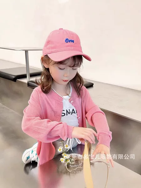 Children's Soft Ice Silk Sun Protection Clothing 25 New Style Lightweight Breathable Anti-Mosquito Jacket for Male and Female Babies Fashionable Air-Conditioned Cardigan