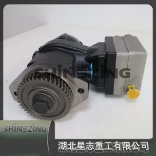 3972531湖北星志重工6BT 6CT 6L发动机零部件双缸空气压缩机