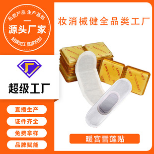 Fever Saussurea Lotus Patch Pad Chinese Herbal Medicine Women's Private Department Gynecological Bacteriostatic Care Pad Private Fever Pad Saiwei