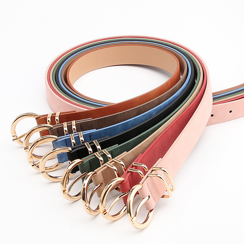 Fashion Boutique Sheep Pattern Women's Pin Buckle Belt Casual Versatile Jeans Belt Belt Women Wholesale