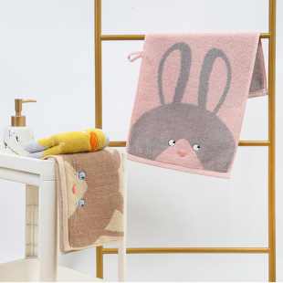 Jie Jade Class A Cotton Children's Small Towel Absorbent Cartoon 50*25 Hand Towel Varied Paradise Face Towel J3021T