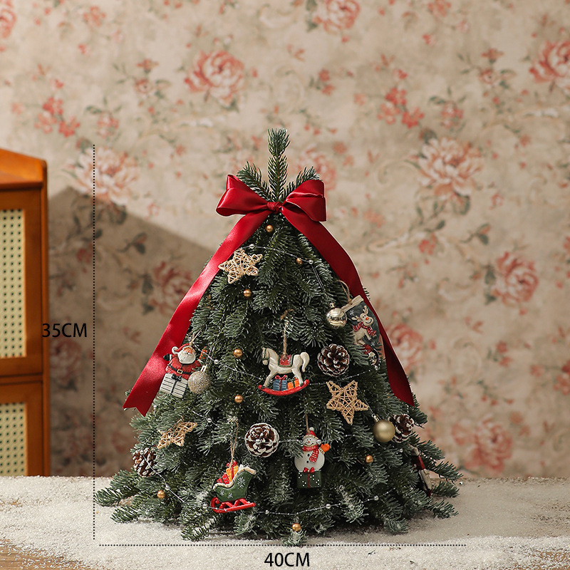 クロスボーダー特別なクリスマスツリーノベルソンホームオーナメントリビングルームdiyクリスマスデコレーション小さなデスクトップシミュレーション|undefined