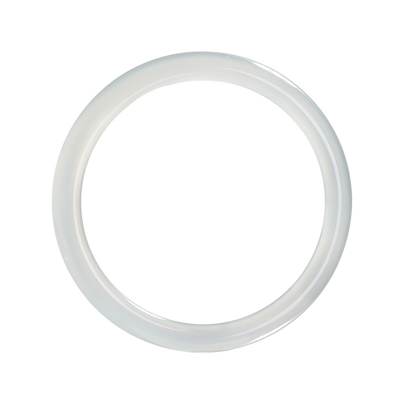 칼세도니 얼음 흰색 얼음 마노 팔찌 흰색 달빛 높은 얼음 리치 냉동 옥 옥 여성 도매 팔찌