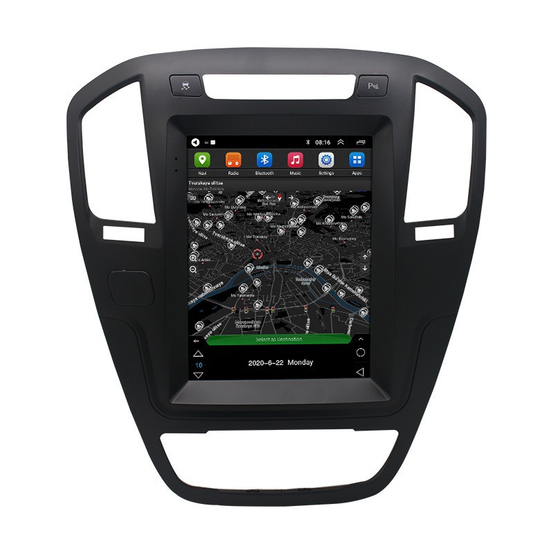 Aplicable a Buick 09-13 Junwei navegación coche Android navegador todo en uno GPS pantalla vertical Buick Junwei