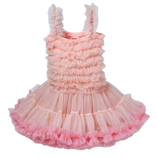 European and American children's clothing suspender princess skirt tutu skirt dress girls mesh cake skirt Children's Day tutu skirt