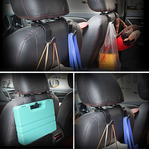 Wholesale car hooks for seat backs, multifunctional items in the car, cartoon headrests, seat backs, car small hooks