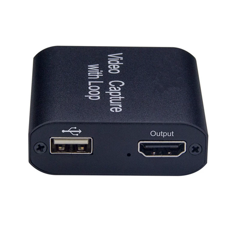 USB карта видеозахвата с кольцом, HD HDMI для ноутбука, Switch, трансляций и PS4