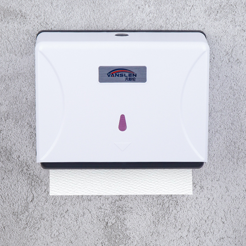 Caja de pañuelos de rollo grande Caja de papel de rollo de hotel Caja de papel de papel de baño de inodoro Caja de papel grande montada en la pared sin perforación