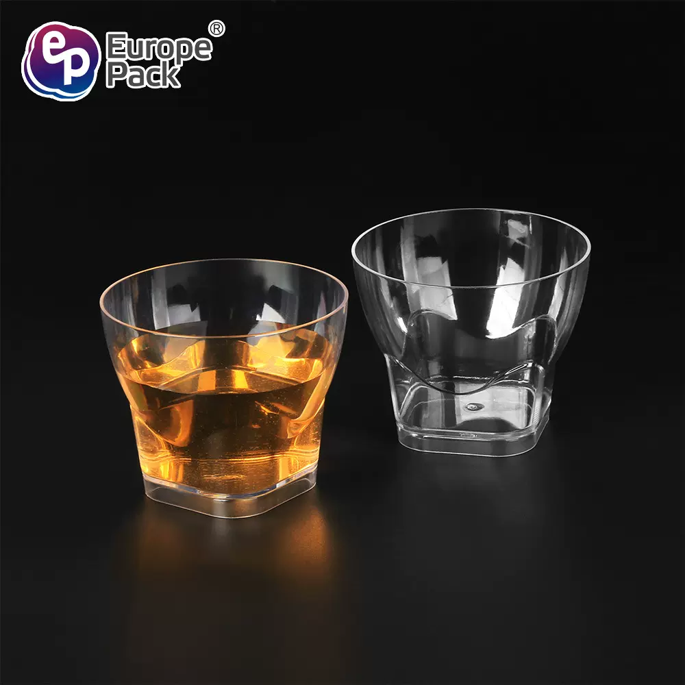 酒杯白酒杯家用套装创意喇叭杯小号酒盅2两小酒杯烈酒塑料杯酒具