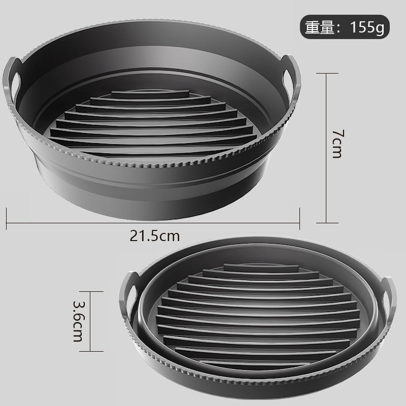 Freidora de aire redonda accesorios Air Fryer Ninja AF101 freidora de aire forro de bandeja de silicona