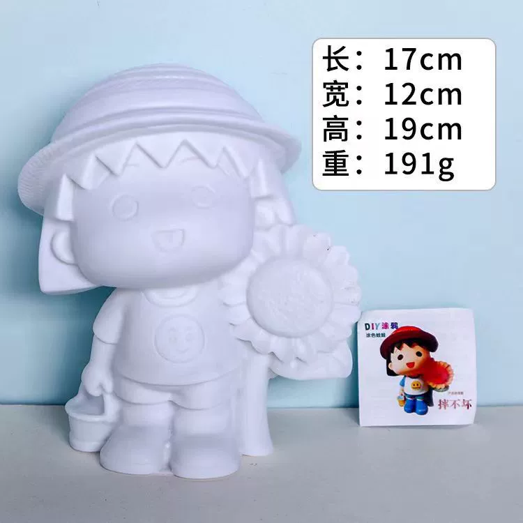 Кукла из пластика раскрашенная, игрушка, handmade, граффити, копилка, оптом