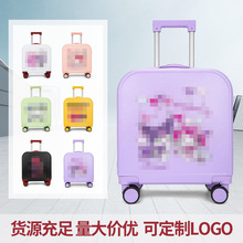 新款大容量万向轮静音登机旅行箱卡通行李箱20寸可坐儿童行李箱