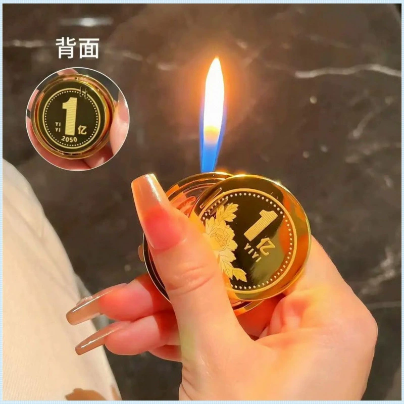 Хит продаж! Трендовый на TikTok: надувная зажигалка «Один миллиард», креативная, двусторонняя, вращающаяся, антистресс, забавный, крутой подарок для парня