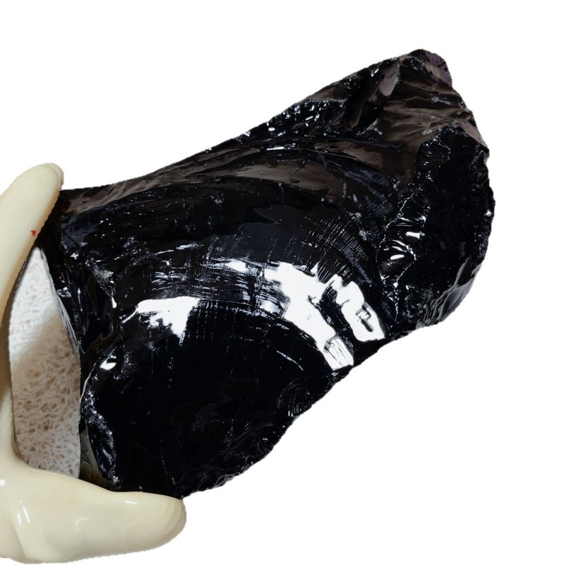 天然黒曜石原石ウールクリスタル DIY 彫刻原料黒鉱石水槽造園装飾品標本石|undefined