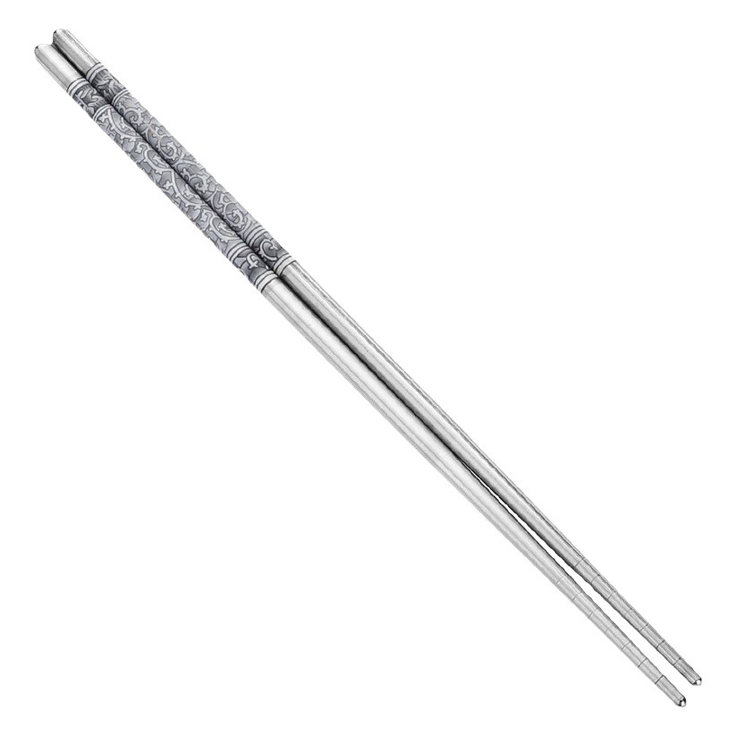 Stainless steel chopsticks anti-mildew household non-slip tableware household chopsticks non-mildew one person chopsticks non-slip