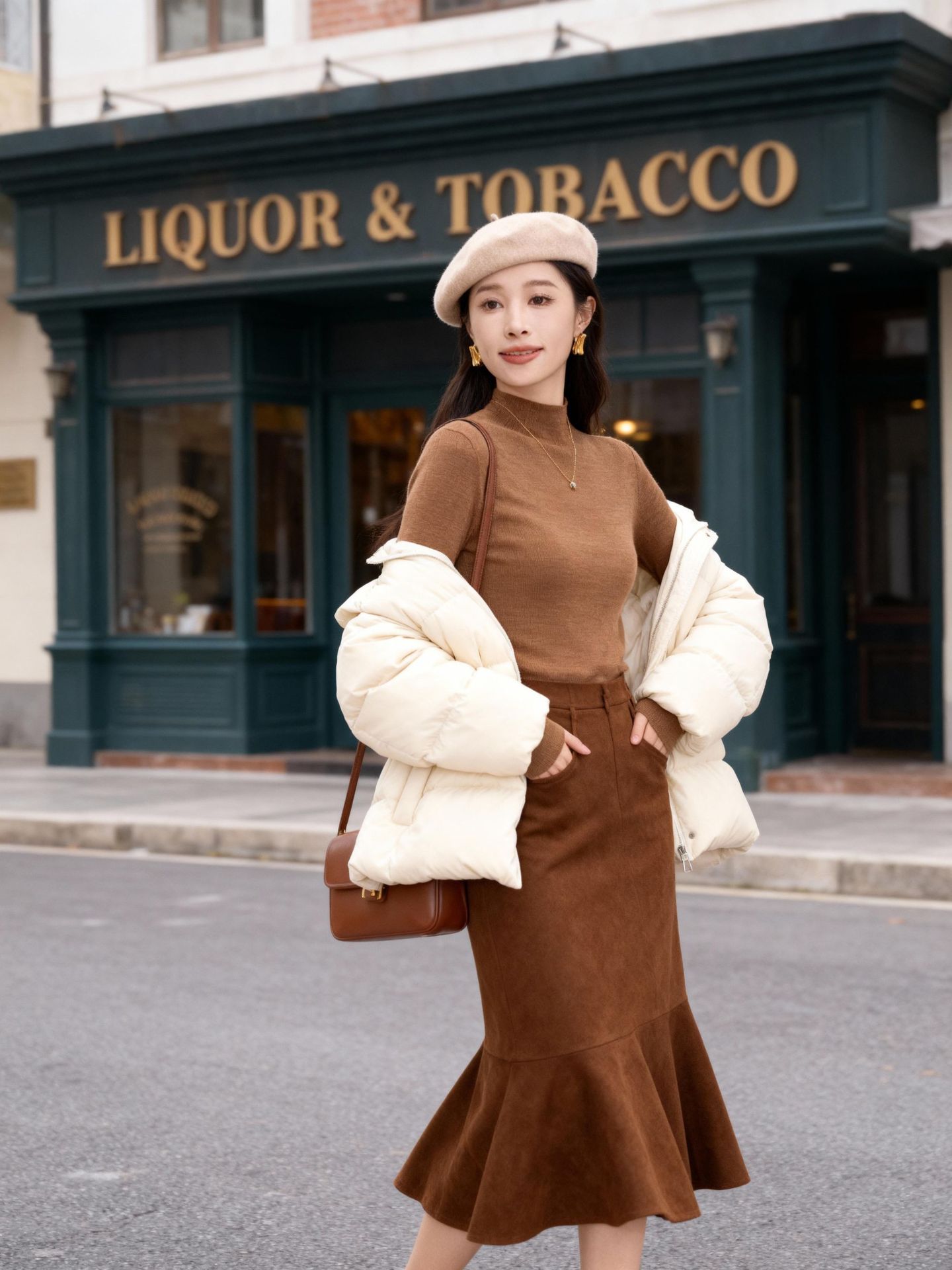 中黄驼（半高领）