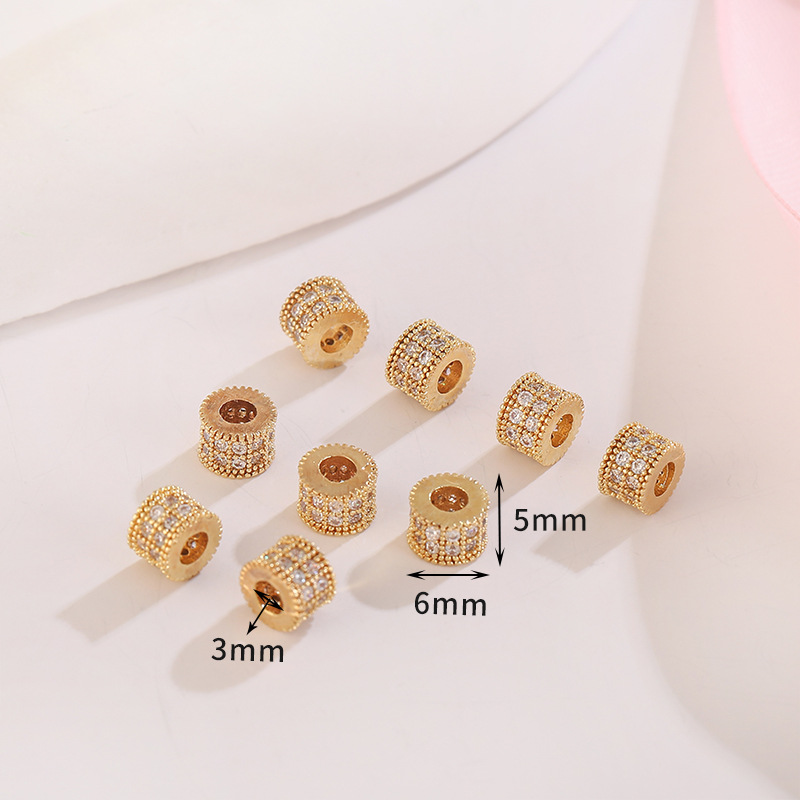 With zircon, style 7, 6mm