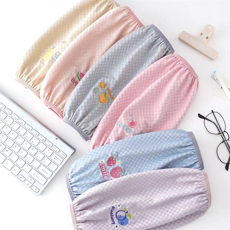 Franela impermeable bordada cocina del bebé de los hombres de las mujeres largo oversleeve mangas de la mano de los niños al por mayor estudiante Otoño e Invierno