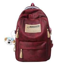 双肩包小学生初中高中生书包女大容量轻便旅行包包小众通勤背包