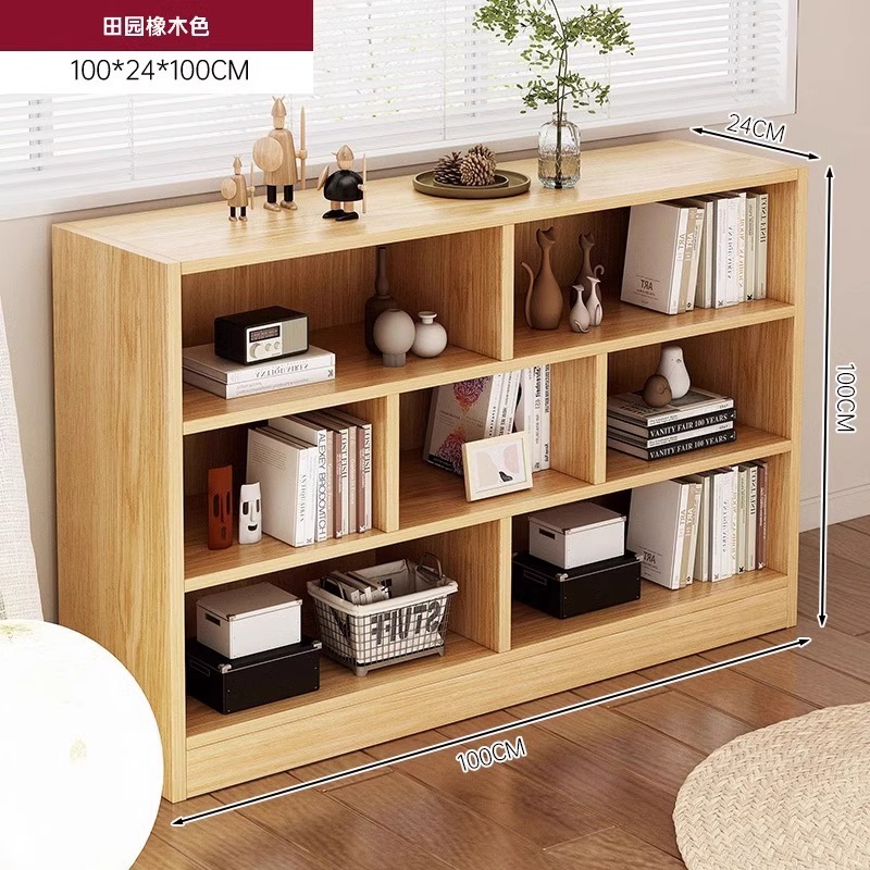 Estante de libro simple estante de piso sala de estar armario combinado armario de casa armario de almacenamiento armario de dormitorio armario bajo librería