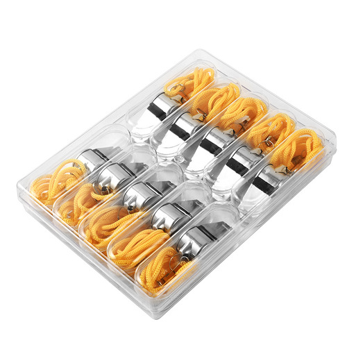 Manufacturer whistle metal training referee sports teacher children high pitch outdoor military kindergarten stainless steel whistle