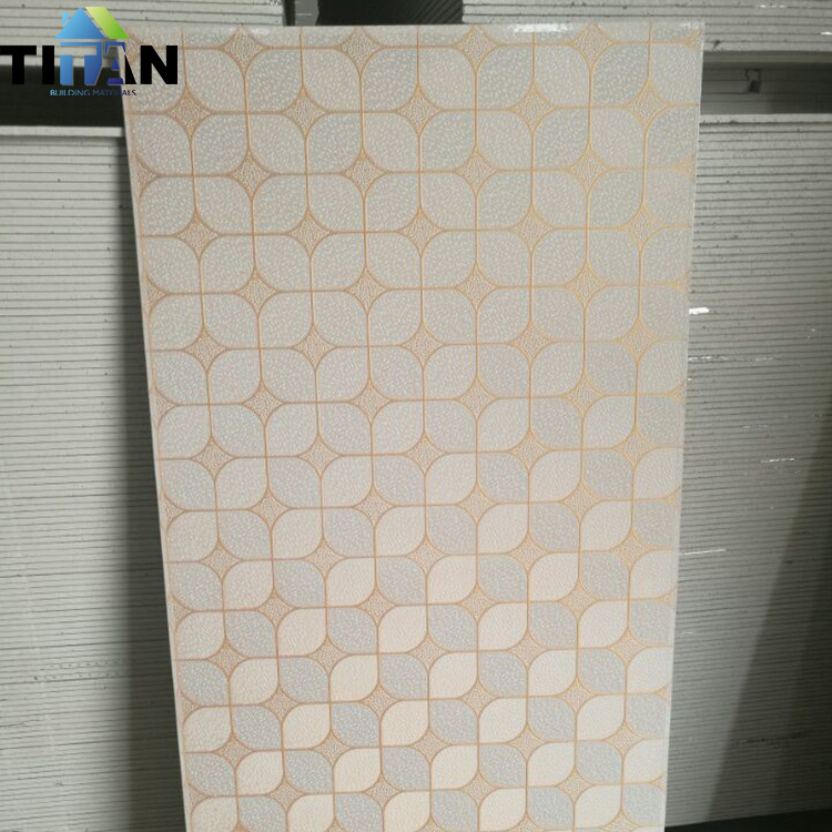 Tablero de techo Techo de yeso 600*600 Techo PVC Limpio laminado laminado