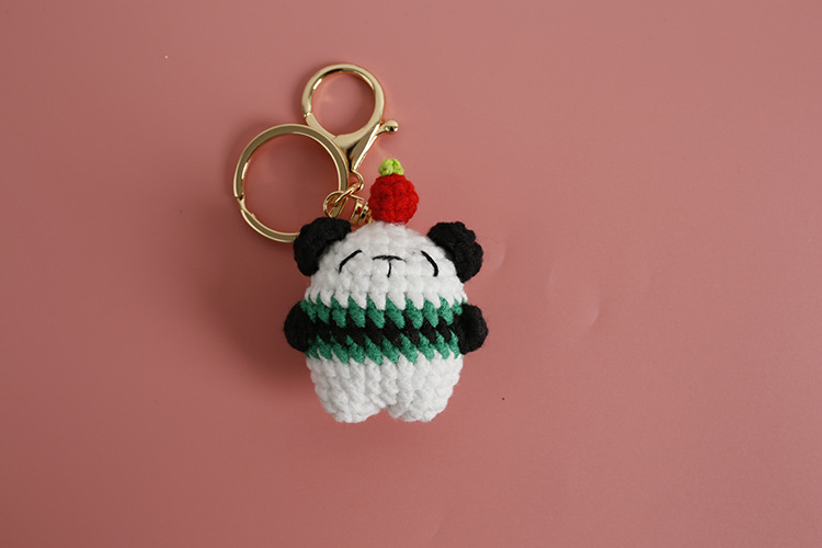 20g Weight Wool Yarn Home Textiles & Decor Type Bag Pendant, Keychain Classification 1 Piece Quantity Daily Occasion yarn Material Anime, Animal, Cartoon Pattern All Seasons Season Cute Style 1 Piece Anime Animal Cartoon Bag Pendant Keychain Yarn Cute Bag Pendant Keychain 3