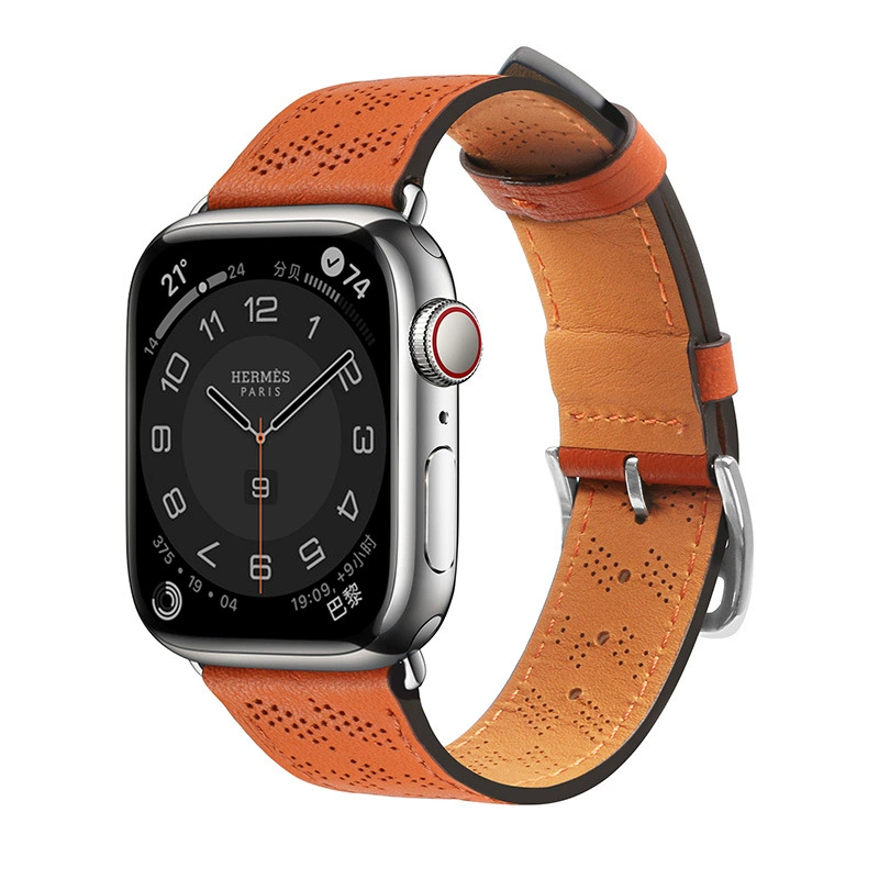 Apple, watch strap, breathable bracelet, genuine leather