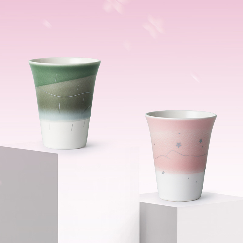 Tao Runhui Taza de cerámica de alto valor Taza de agua de pareja Taza de mano Taza personalizada Spot al por mayor