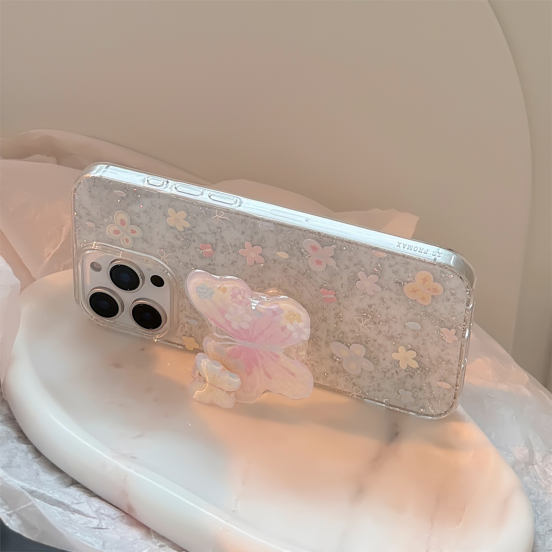 Verano brillo color flor lazo para Apple 15Pro simple 16ProMax funda para teléfono 14/13 nuevo