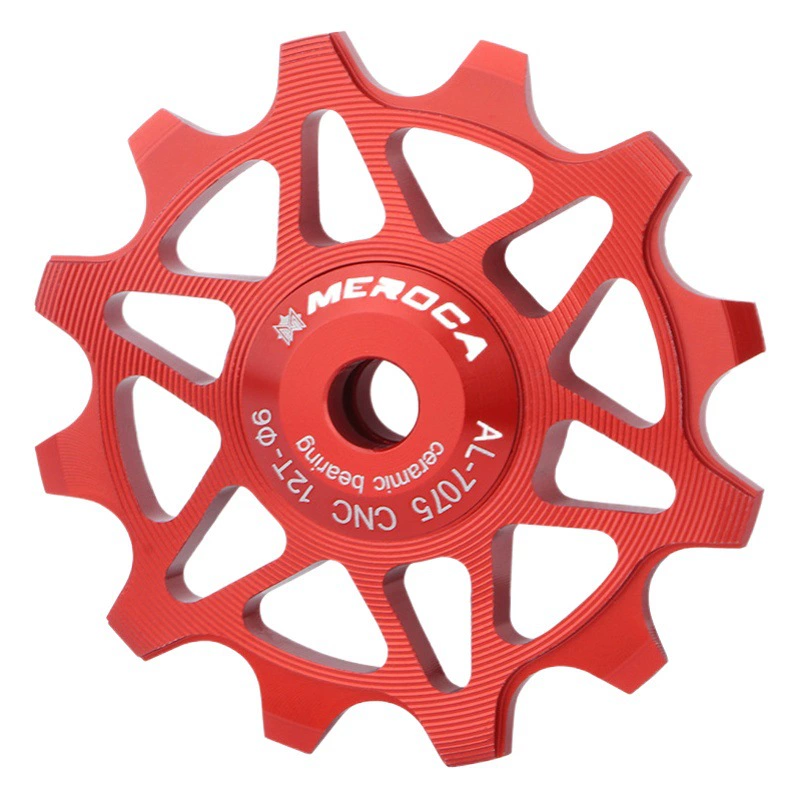 Горный велосипед задний циферблат подшипник направляющее колесо керамическое направляющее колесо 12T 14T зубчатый дорожный велосипед направляющее колесо из алюминиевого сплава