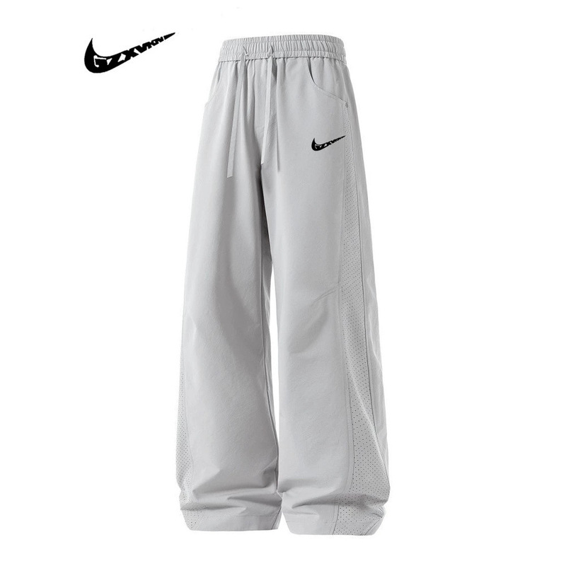Trendy straight-leg casual pants 2026 spring/autumn thin new style for young men and students, loose-fitting, drapey, versatile long pants Trendy straight-leg casual pants 2026 spring/autumn thin new style for young men and students, loose-fitting, drapey, versatile long pants