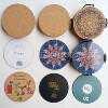 Factory logo coaster cushion cushion cushion cushion cork coaster cushion meal cushion coaster