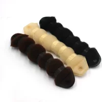 Фабрика Прямые новые моды Сменные прически Caterpillar мяч головы укладки волос кнопки оптом
