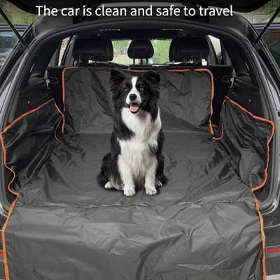Car Trunk Pet Mat for Suvs, Sedans, and Other General-Purpose Vehicles, 210t Polyester Taffeta Pet Car Mat