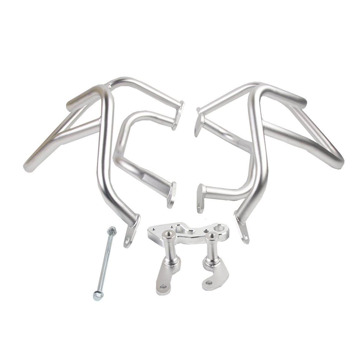 Adecuado para CB400X/500X parachoques motocicleta modificación 304 Acero inoxidable parachoques cuerpo refuerzo parachoques