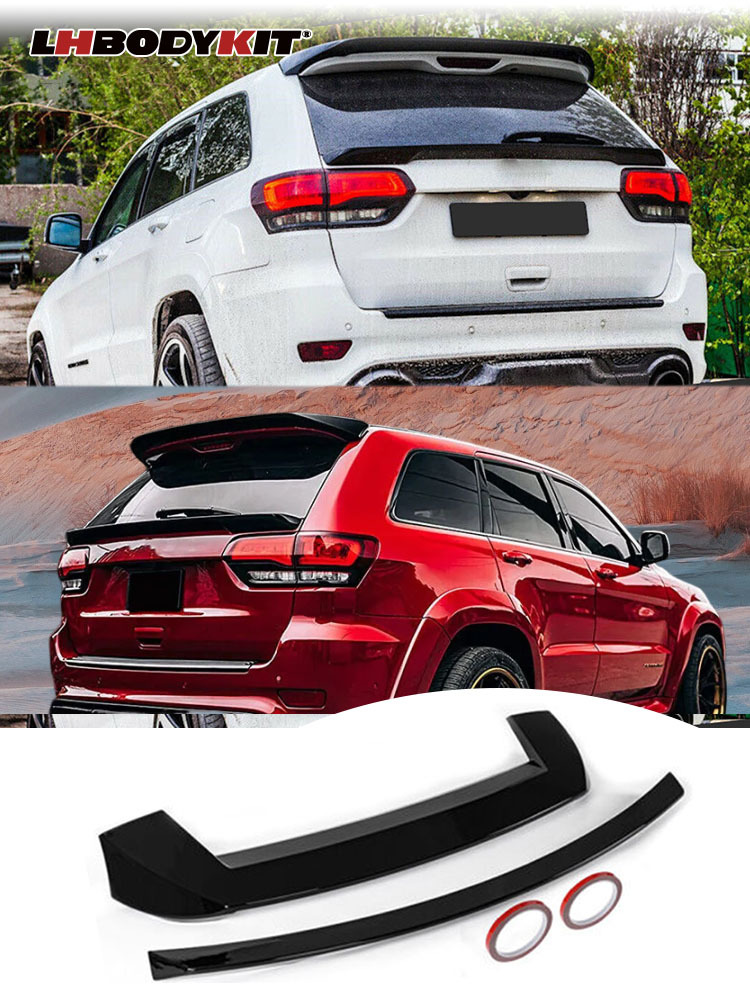 Suitable for 14-20 years Jeep Grand Cherokee middle wing top wing car decoration modification non-perforated tail