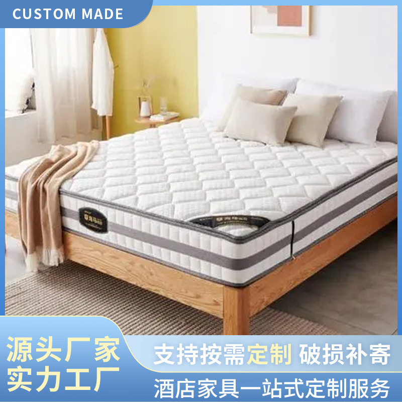 Room composite multi-layer board oak bed standard bed box home bedside table simple hotel furniture wholesale