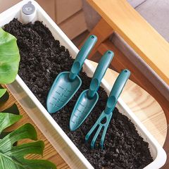 Gardening Triple Set Potted Plants Small Shovel Garden Small Rake Indoor Flower Potted Plants Soil Turning Flower Vegetable Planting Tools