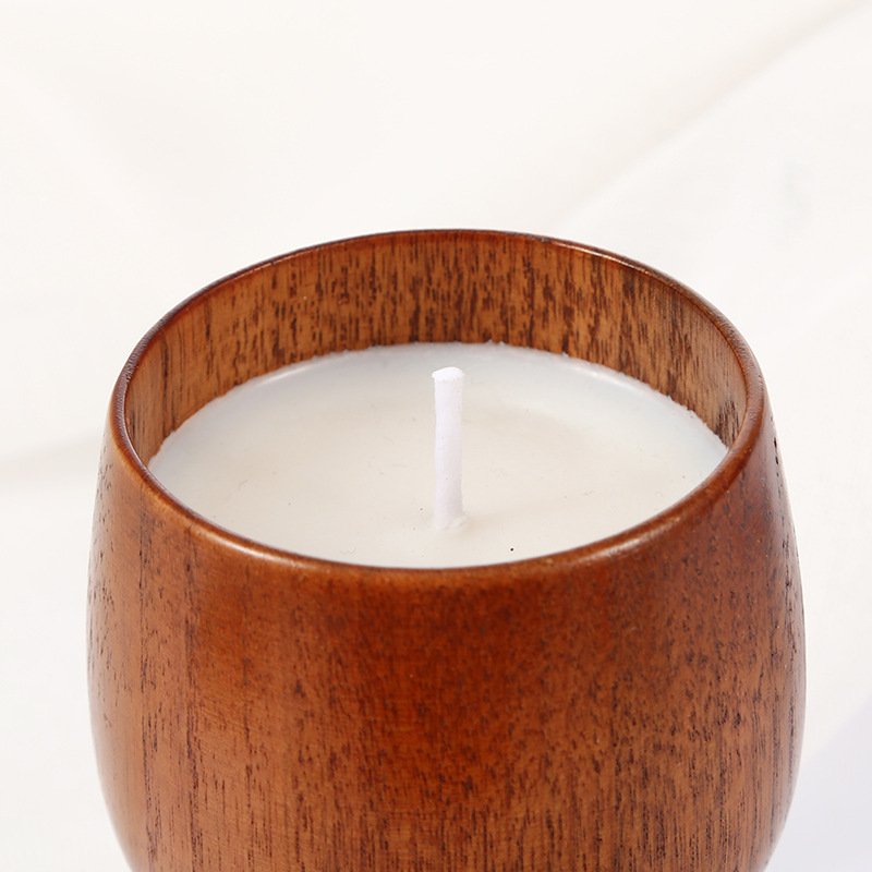 Duftkerze Im Holzbecher Als Kelch Für Romantisches Ambiente_voghion.com