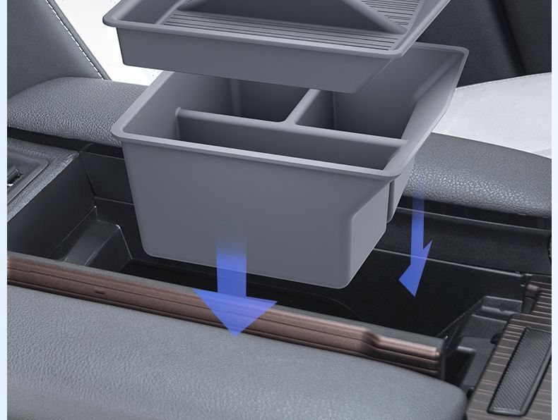 Suitable for Toyota Sienna armrest box storage box, Grevia central console under-Sienna storage box accessories