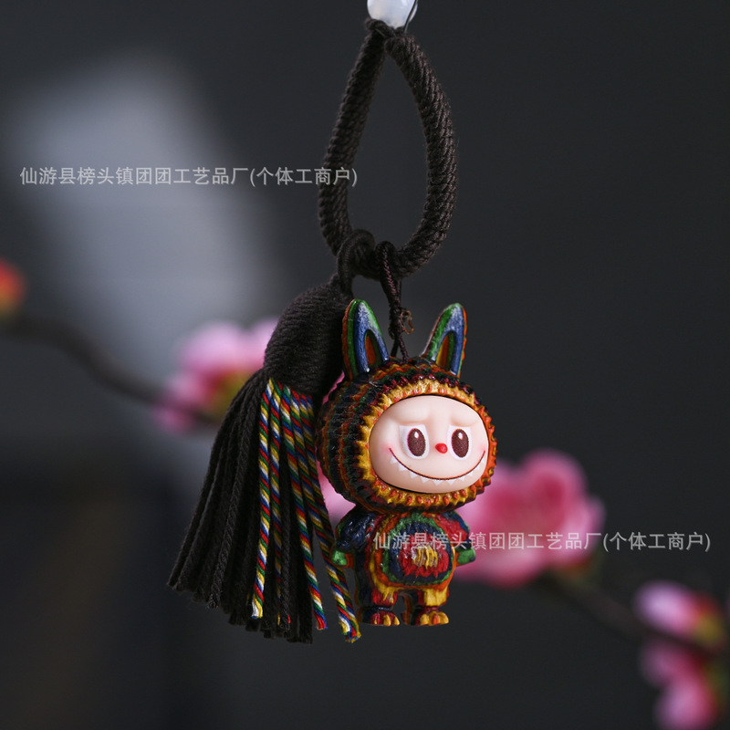 ゴールデンサンダルウッドカボチャラブブ文遊びブレスレットブレスレットファッションジュエリーアクセサリーホームオフィスデスクかわいい小さな装飾品|undefined
