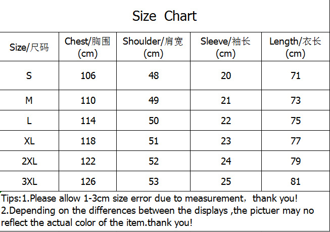短袖3D衬衫尺码标-新
